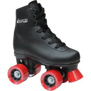 CHICAGO SKATES 링크 롤러 스케이트 블랙 쿼드 청소년용