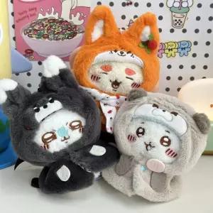 10cm 인형 옷 동물 작은 망토 라인 강아지 면화 귀여운 의류 kpop 모자