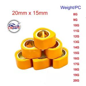 레이싱 폴리곤 바리에이터 롤러 20x15 8G ~ 20G 6개 세트 PCX 125 150 160 혼다 SPI 클릭 바리오 SYM