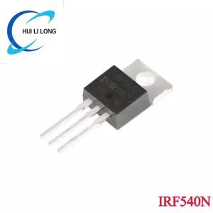 IRF540N IRF540NPBF MOSFET 100V 33A 44mOhm 47.3nC TO-220 N-채널 정류기 칩 IC 정품 2 개 20