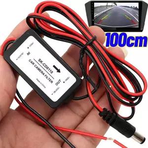 12V DC 전원 릴레이 커패시터 필터 자동차 후방 카메라 정류기 VW 아우디 스코다 백업 신호 간섭 방지
