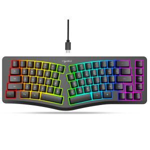 키보드파우치 케이스 69 유선 게임용 키보드 윈도우 자동 게임 LINUX 백라이트 오피스 RGB 불규칙한 PC