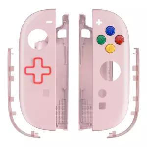 조이콘 2용 버튼이 있는 익스트림레이트 교체 쉘 D-Pad 버전 하우징 페이스플레이트 케이스 장식 스트립