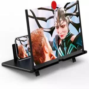 휴대폰용 14인치 화면 확대기 영화 비디오 게임용 3D 증폭기가 있는 폴더블 폰 스탠드 엄마 아빠를 위한