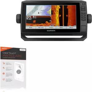 Garmin 에코맵 플러스 93sv와 호환되는 박스웨이브 스크린 프로텍터 - 클리어터치 안티 글레어(2팩) 지문