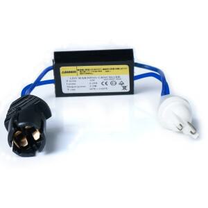 2pcs T10 w5w 192 168 LED 자동차 조명 Canbus 오류 없음 디코더 어댑터 와이어 방향 지시등 독서 주차