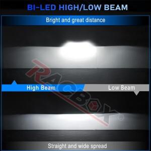 안개등 렌즈 2.0 인치 Bi LED 미니 PTF 프로젝터 Toyota Corolla/Lexus/Camry/Fortuner/Hilux/Altis/Sienta