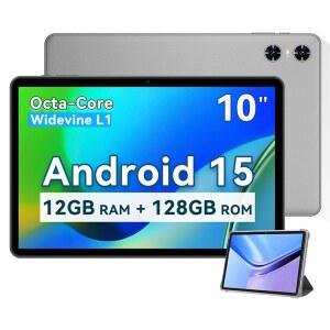 게임용태블릿 SVITOO 안드로이드 태블릿 15 10 1인치 WIFI L1 블루투스 RAM 1TB 128GB 옥타코어 GPS WIDEVINE 8GB IPS 프로세서 800 6000MAH ROM 4GB 케이스 12GB HD 1280 배터리