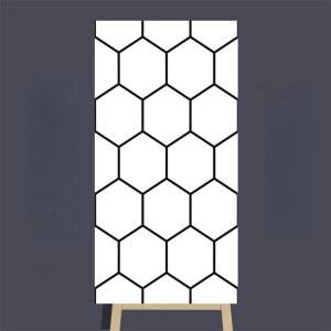 대리석 패턴 스티커 10장 싱크대상판 필름 아트월 30X60cm/5개 벽보드 흑백
