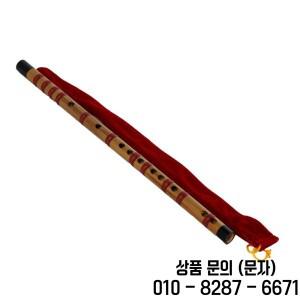 부티크 악기 학교 학생용 플루트 단일 섹션 대나무 레드 천 특별 할인