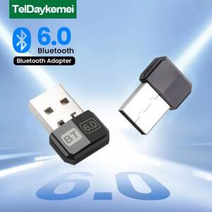 호환 USB 블루투스 어댑터, PC용 블루투스 6 0 동글 Windows 11/10/8 1/8/7, 키보드/마우스용 블루투스 수신기 및 송신기