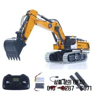 1/50 미니 RTR 970 RC 굴착기 원격 조종 디거 트럭 기계 건설 차량 취미용 라이트 사운드 장난감 소년용 선
