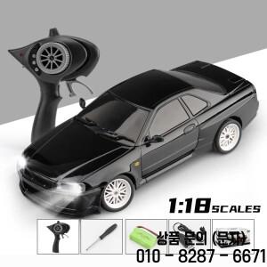 LDRC A99 1/18 RWD 드리프트카 무선 조종 레이싱 자동차 모델 (라이트 시스템 배터리 포함) 전동 장난감
