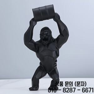 창의적인 동물 원숭이 조각상 시뮬레이션 수지 가능한 예술 장식품 작은