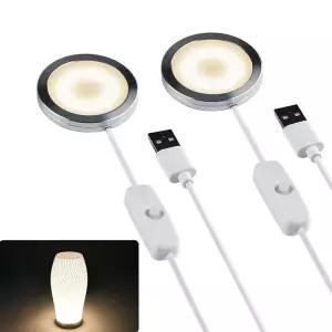 밤부랩 LED 램프 키트 조절 가능한 조명 세트 RGB 부품 하드웨어 DIY 모델 화이트 라이트 쉘 제외 001