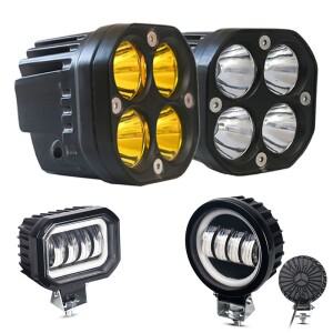 3인치 LED 오토바이 운전 조명 작업 스포트 라이트 Watertproof Offroad 안개 램프 20W/40W 12V/24V 사각형