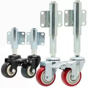 스프링 철문 터 교체용 신축 만능 철제 케스터 쇼바 바퀴 2inch 대문바퀴 3cm 30mm 댐퍼
