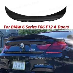 BMW 호환 6 시리즈 F06 F12 4 도어 PSM 탄소 섬유 트렁크 스포일러 윙 640i 640d 650i 2012-