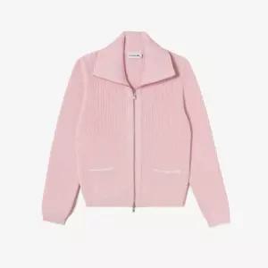 라코스테 여성 하찌 집업 카디건 라이트핑크 HB865634