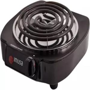 IMUSA USA GAU-80305 전기 싱글 버너 1100와트 블랙