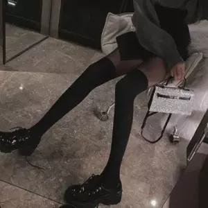 투톤스타킹 여자 오버니삭스 페이크 투톤 배색 팬티스타킹 3색