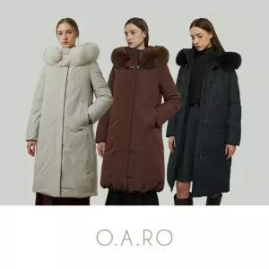 [오아로] 10만원 인하오아로 24FW 사가폭스 롱 구스 다운코트 1종