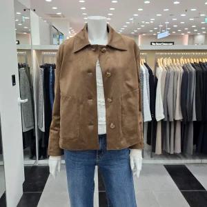 KMLJKQB040 인조스웨이드카라자켓
