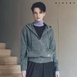 [시슬리] [아쇼라]25FW 시슬리 스팽글 글리터 후드집업 1종