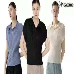 [플리츠미] [런칭가89,000원]25SS 플리츠미 셔츠 카라 블라우스