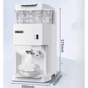 눈꽃빙삭기 실타래 쇄빙기？120K 화이트 6리터 6리터 400KG/H？중형 빙삭기 400KG/H？중형회/전골집용 빙수기 화이트 PC날개 딸기 빙수기 카페용 조절 업소용 수냉식