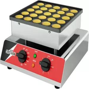 크로스온 미니 팬케이크 메이커 25PCS 43mm 직경의 더치 머핀 와플 베이커 논스틱 스테인리스 스틸