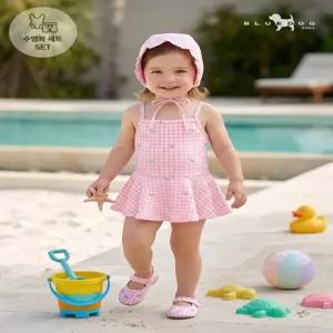 [블루독베이비] 체크 BI 올인원수영복PK (4437062101)