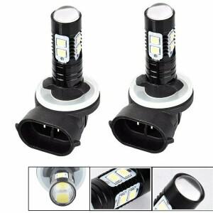 LED 881 880 H27 안개 램프 백색광 6000K 50W 고성능 자동 전구 12000LM 빔 H8 H1 H3 H6 H9 헤드라이트 12V