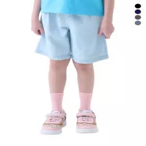 [NIXKIDS]유니) 린넨데님 BK톤/D톤 RAW GREY/M톤/ICE 워싱 풀밴딩 와이드 5부 쇼츠 (LKTMCDH754M)