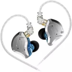 이어 모니터 유선 헤드폰에는 KZ ZS10 프로 이어폰에는 4개의 밸런스 아마추어와 드러머 뮤지션을 위한 다이내믹 드라이버 프로페셔널 IEM 헤드폰 1개가 No Blue