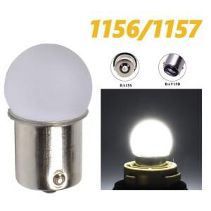 구형 릴 1156 Led 전구 P21w R10W Ba15s Bay15d 균일 조명 바이크 오토바이 자동차 램프 액세서리