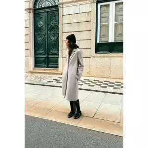 [국내] 자라 ZARA 베이직 소프트 코트 - 그레이 밍크 4344/690/722 3372643