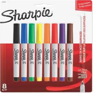 샤피 37600PP 영구 마커 초미세 포인트 클래식 색상 8 카운트 Assorted 8 Count (Pack of 1) Markers
