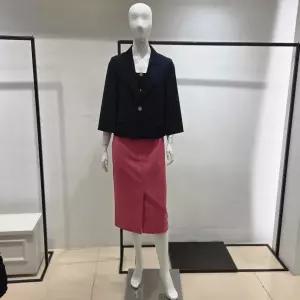 케이프 원버튼 자켓 MYAAWJ2230NABP