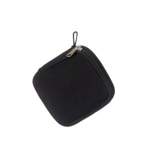 정리용 미니 파우치, 전원 어댑터, 노트북 액세서리 케이블, 코드, USB 드라이브, 이어폰 블랙과 호환되는 소프트 소형 전자 정리함 여행용 보관함