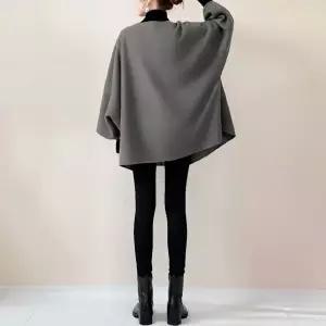 솜브레로스 캐주얼 가을 여자 모직 코트 DOS3