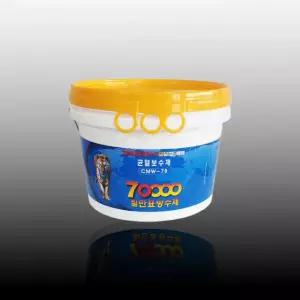 칠만표 도포 CMW-7B 균열보수제 6kg 셀프보수 크랙 균열 틈새보강 옥상방수 공사 (붓+장갑)