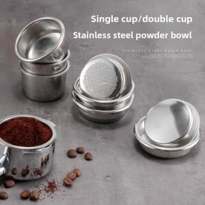 커피 필터 바구니 51mm 58mm 스테인레스 바닥없는 Portafilter 에스프레소 도구 바리스타 교체용