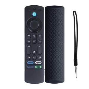 실리콘 리모컨 커버 파이어 TV 4K 스틱 맥스 랜야드 포함 케이스 방진 방수
