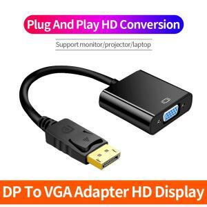 DisplayPort 디스플레이 포트 DP-VGA 어댑터 케이블프로젝터 DTV HDVD PC 노트북 DP 남성-VGA 여성 변환기