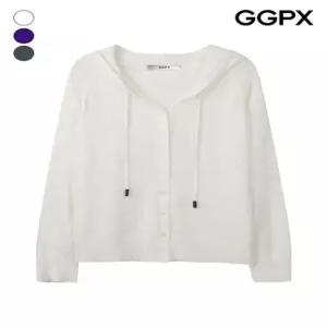 GGPX 버튼업 썸머 후드 니트 가디건 GQ4KG013F)