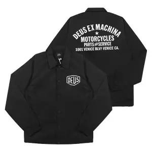 (백화점상품)Deus ex machina 데우스엑스마키나 자켓 DMW46821C BLK 베니스 코치 남성자켓130853