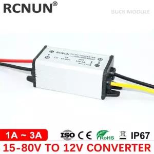 RCNUN 24V 36V 48V 60V 12V 1A 2A 3A 15 레귤레이터 컨버터 15 50V 12V 3A
