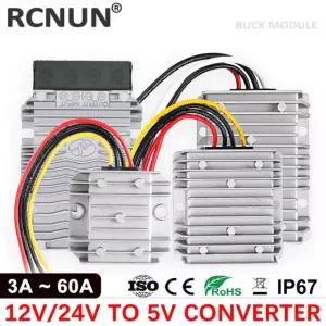 RCNUN BU 12V 24V에서 5V 3A 5A 10A 30A 15A 40A 20A 12V 24V to 5V 3A