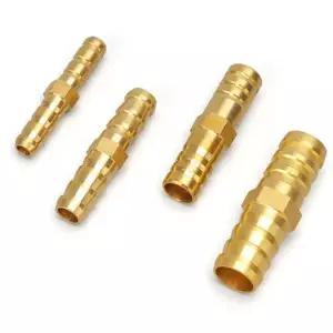 황동 바브 파이프 피팅 스트레이트 엘보 모양 웨이 6MM 8MM 10MM 19MM 커넥터
